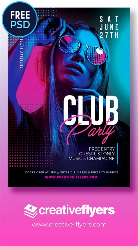 club flyer templates photoshop.